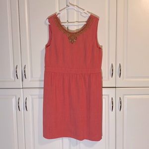 Ellen Tracy pink/coral dress